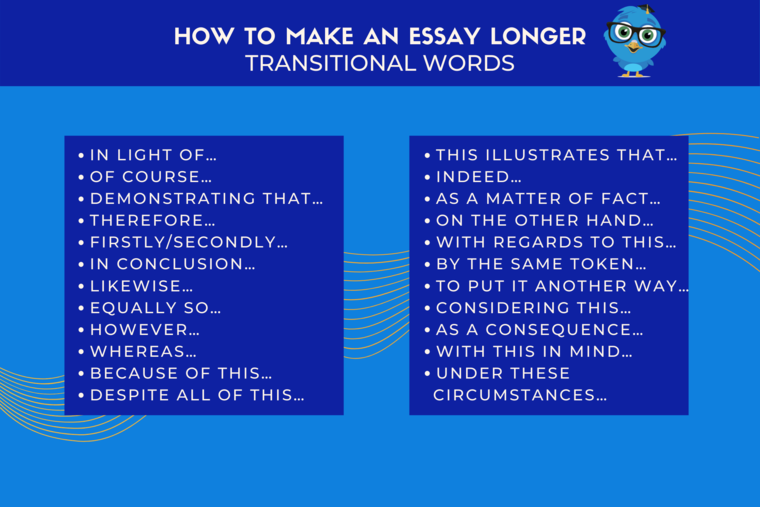 How to make an essay longer