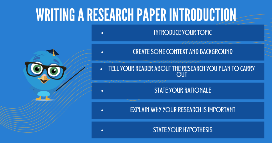 Writing a research paper introduction